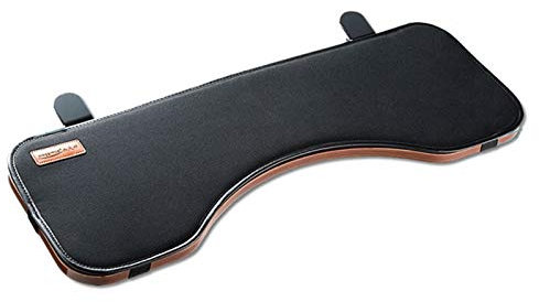 Handgelenkauflagen Hua Tastatur Maus Handgelenkablage Tablett, Schreibtisch-Extender, Verstellbare Desktop-Holzverlängerungs-Trägerplatte Mit Befestigungsklemme, Für Computer-Esstisch, 65 X 23 cm
