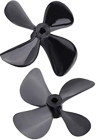 RC Propeller, schwarz RC Zubehör, 4-Blatt 4 * 60mm RC Unterwasserboot RC Boot Refit Repalcement des Alten Teils für 4mm Welle