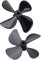 RC Propeller, schwarz RC Zubehör, 4-Blatt 4 * 60mm RC Unterwasserboot RC Boot Refit Repalcement des Alten Teils für 4mm Welle