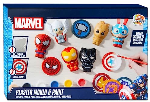 Marvel Plaster Mould & Paint Set