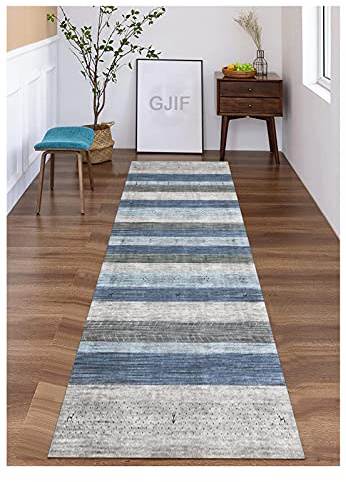 GJIF Läufer Teppich Flur rutschfest Modern Marokko Geometrisch, Korridor Teppich Für Küche Wohnzimmer Schlafzimmer, Breite 60cm / 70cm/ 80cm / 90cm/ 100cm / 120cm(Size:120×250cm)