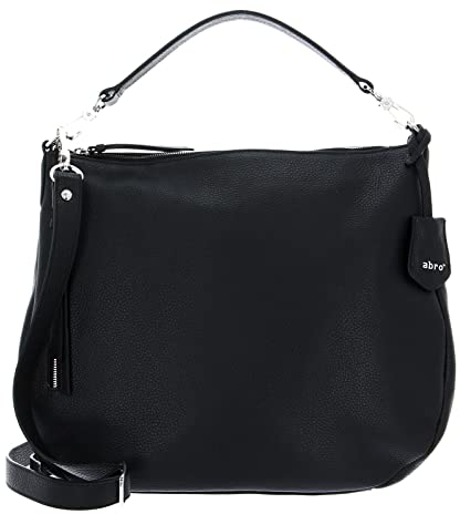 Abro Leather Adria Hobo Bag Juna L Black/Nickel