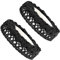 Feelairy 2 Rollen Spitzenband Vintage Dekoband Spitze Bordüre, Selbstklebende Spitzenborte Stoffband Stoff Bänder Spitzen-Tape für Basteln Hochzeit Geschenkband DIY Handwerk (Schwarz)
