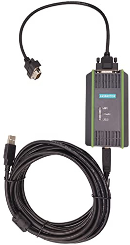 Kompatibel mit Siemens PLC Programmierkabel S7-200/300/400 Data Download Line 6ES7972-0CB20-0XA0, USB/MPI PC Adapter USB Kabel für Siemen S7-200/300/400 PLC MPI/DP/PPI Pro. grammierkabel 4 90 cm