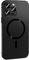 Lcmei Magnetic Charging Aluminium Metal Bumper Matte Case Cover for iPhone,Full Metal Phone Case,Alloy Magnetic Slim Case Camera Lens Protect for iPhone 14 Pro Max Black