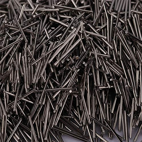 ANKROYU 100g Lucidatura Pin, Acciaio Inox Lucidatura, Magnetico Tumbler Finishing Pins 0.2mm/ 0.3mm/0.4mm/0.5mm X 5mm Pin Magnetico Tumbler Mag Lucidatrici, Acciaio Inox Tumbling Media