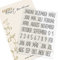 Clear Stamp-Set Motiv-Stempel Karten-Kunst Worte & Sprüche deutsch KK-0228 - Kalender Monate