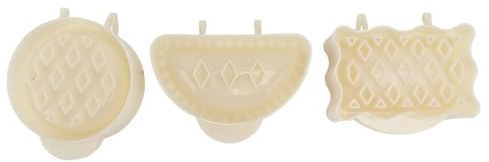 6PCS Teigpresse Pocket Pie Formen, Party Potluck Hand Pie Formen Hand Pie Formen ABS Mini Hand Pie Maker Backform Kuchen Puck Form Set für Äpfel Pie Küche Weihnachten