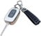 Z.MYUKI Duster 2 Key Case with Key Ring for Dacia Duster 2017-2022 2023 Accessories Original (Silver)