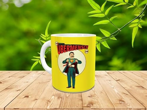 La Huella Friedrich Nietzsche Tasse - Superman. Ideal für jeden Liebhaber, der Hammer philosophiert hat.