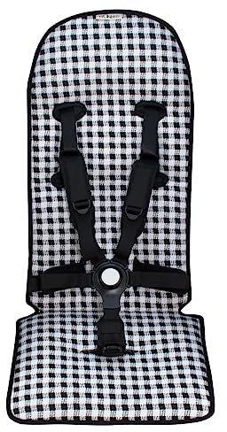 JYOKO KIDS Matte aus 100% Baumwolle für Kinderwagen und Buggy, kompatibel mit Bugaboo Butterfly (Vichy)