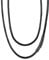 FaithHeart 3mm Lederkette für Herren, Kunstleder Halskette 75cm lang, Ketten ohne Anhänger für Freunden Ehemann