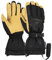 Reusch Down Spirit Gore-tex besonders Warmer, wasserdichter und atmungsaktiver Skihandschuh mit Daunen, schwarz-Camel, 9