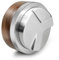 NOTSEK Coffee Distributor 54mm, Walnut Coffee Distribution Tool fit 54mm Portafilter, Height Adjustable Coffee Leveler for Barista Accessories