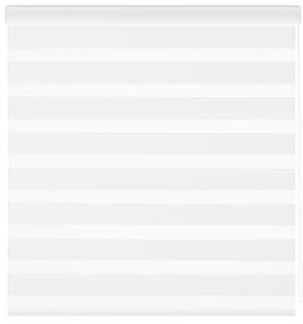 Estoralis | SANSA | Tenda a Rullo Notte e Giorno | Cassonetto in alluminio | Bianco | 145 x 255 cm (larghezza/altezza) dimensione del tessuto 142 x 250 cm. | Tende per finestre e porte