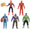 Xingsky Set di 5 Statuette Mini Avengers Marvel - Personaggi Piccoli per Decorazione Torte, Compleanni, Feste e Auto - per Bambini e Ragazzi