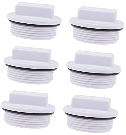 BESPORTBLE 6St Frostschutzstopfen für Schwimmbecken Werkzeug zum Entfernen der Poolabdeckung aufblasbarer Stecker -Ablassschraube mit Gewinde Poolstecker Spa-Pool pp