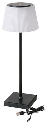 Spetebo LED Akku Tischleuchte mit Touch Funktion und 3 Helligkeitsstufen - 38 x 13 cm - Deko Lampe warm weiß wiederaufladbar - Touch Control Nachttischlampe Schreibtischlampe kabellos