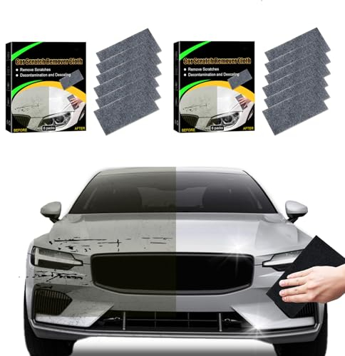 Nano Sparkle Cleaning Cloth Car Scratch Remover, 2024 Upgrade Magic Car Scratch Repair Cloth, Nano Sparkle Cloth Car Scratch Remover, for Vehicles Car Paint Deep Scratches Repair (2)