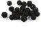 20 Pièces Boules Décoratives, Bols de Pièce Maîtresse de Vase, Remplissage D'orbes, Ornement de Maison, Boules de Rotin en Osier de 3 cm pour L'artisanat, Mariage, Fête, Décor de Pot-pourri(Noir)