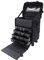 Mermajestic Beauty Case 2 In 1 Beauty Tasche, Nylon Professionelle Make Up mit 8 Schubladen und Räder, Kosmetikkoffer Pilotenkoffer Beauty Case Reisetrolley Friseurkoffer, Abnehmbarer Trolley