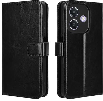 Heioloo Coque pour Oppo A60 5G Étui Pochette de Portefeuille de Protection Stand Fonction [Fermeture Magnétique] Antichoc Housse avec Carte Fentes