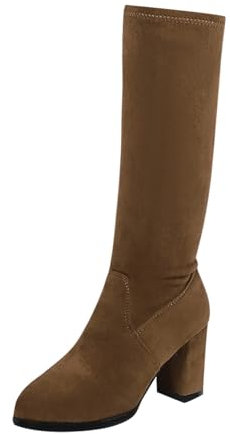 Stivali da Caccia Stivaletti Donna con Tacco Brillantini Stivali Cowboy Stivali Donna Bassi Estivi Stivali Equitazione Donna Stivaletti Alti Neri Anfibi Donna Platform Donna