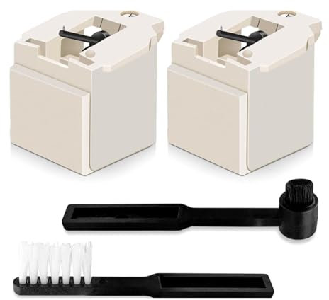 1 Set Ersatz-Plattenspieler-Nadel ATN3600L Singkopf für AT-LP60 inkl. Doppel-Reinigungsbürsten