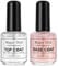 DouborQ Base and Top Coat Nail Polish 15ml/0.5oz Basic Nail Polish Non Gel, Air Dry Fast Nail Polish Protective High-Glossy Shiny Clear Long Lasting Nail Art Manicure at Home