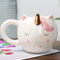 Arawat Tazza Unicorno Regalo Per Donne Grande 500ml Divertente Tazza Animale 3d Tazza Unicorno Tazza Dolce Tè Caffè Regalo Di Compleanno Per Donne Fidanzata Tazza Tè Ceramica Tazza Caffè Porcellana
