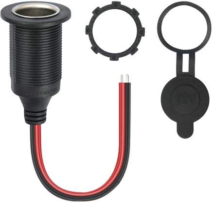CAZSTYK 12 V/24 V 120 W mecheros de coche adaptadores de corriente cable hembra enchufes acceso coche