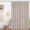 EZESO Tenda da doccia in lino spesso, tessuto strutturato in poliestere, tenda da doccia per bagno, lavabile, tenda da doccia decorativa con ganci in plastica, 180 x180cm