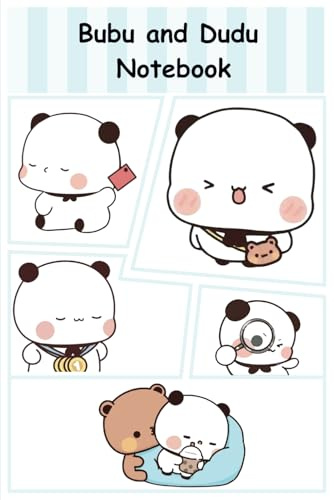 Notebook: Dudu & Bubu Bears: Wide Ruled, 6 x 9 in, Perfect for Kids, Cute Animal Lovers, School Notes, Journaling, and Unique Gift Ideas