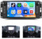 2G+64G CAMECHO Android Autoradio für Jeep Wrangler Compass Grand Cherokee/Chrysler 300C/Dodge Ram/Chevrolet, 7 Zoll Bildschirm Radio mit Carplay Android Auto GPS WiFi Bluetooth FM/RDS Rückfahrkamera