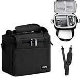 Linpr Tragbare Aufbewahrungstasche für DJI Mini 4K/4/2 SE, Schwarz | Schultertasche für Drohnen- und Controller-Zubehör, Wasserdichte Oxford-tasche mit Riemengriff, Verstellbare Schultergurte