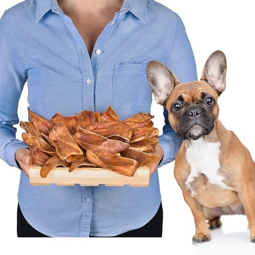 Geschnittene Schweineohren für Hunde 500g (ca. 20–25 Stück), getreidefrei