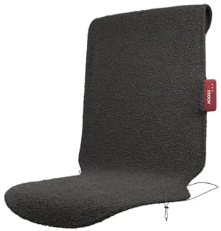 Stoov Wärmedecke - Kabellos & wiederaufladbar - 5 Std. Wärme - Big Hug | Infrarottechnologie - Drei persönliche Wärmelevel - Automatische Abschaltung - 45 x 115 cm - Grau