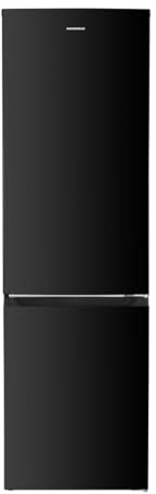 HEINNER Kühl-Gefrierkombination HCNF-HM253INVBKE++, 253L No Frost, LED Display, Super Freeze, Elektronische Steuerung, Schwarz, Energieklasse E, 5 Jahre Garantie