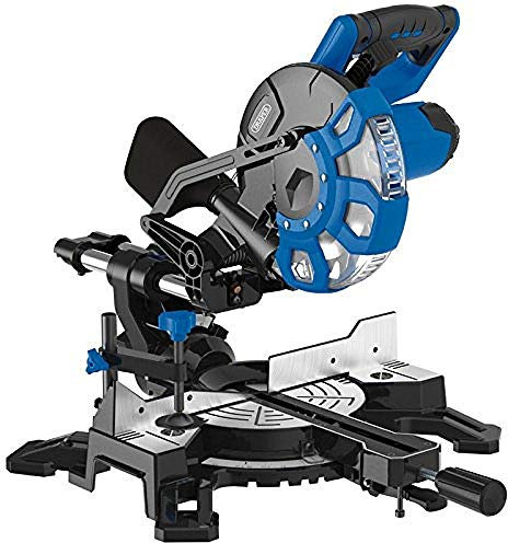 Draper 83677 210MM Sliding MTRE Saw 230 V Black/