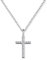 Engelsrufer Cross Kette mit Anhänger für Damen 925er Sterlingsilber besetzt mit 19 weißen Zirkonia Länge 38 cm plus 4 cm