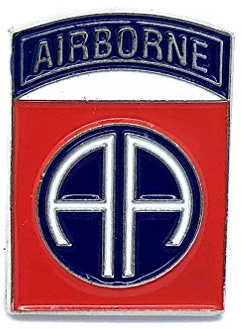 82nd Airborne Division AA Metal Cosplay Pin Badge Brooch