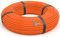 O&W Security Cable de red LAN CAT.7 de 25 m, cable de instalación, cable de datos CAT7, CAT 7, Gigabit GB, GHMT BauPVO Eca, naranja