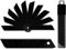 * Cuttermesser Klingen Abbrechklingen Ersatzklingen Teppichmesser | schwarz o. silber | 10 Klingen (schwarz)