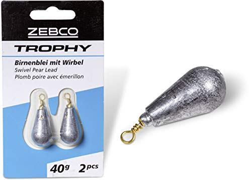 Zebco Qualitäts Trophy Birnenblei Angelblei Blei Grundblei Angeln Angel Zubehör, Diverse, 30 g