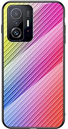 Custodia® Gradient Color Anti-Arañazos Vaso Funda Compatible para Xiaomi 11T Pro/Xiaomi 11T (4)