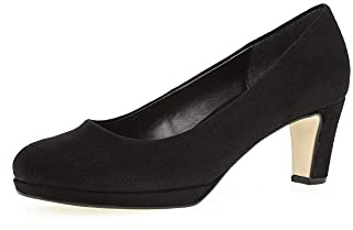 Gabor Damen Plateaupumps, Frauen Absatzschuhe,Absatzschuhe,high Heels,hochhackige Schuhe,stoeckelschuhe,Ausgehschuhe,schwarz,36 EU / 3.5 UK