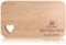 Frühstücksbrettchen aus Holz, Holzbrett mit Gravur, Frühstücksbrett mit Herz-Ausschnitt, Geschenke für Opa, Personalisiert Geburtstagsgeschenk Opa