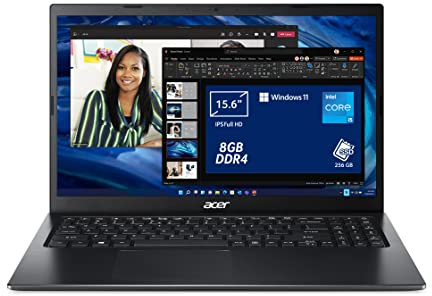Acer Extensa 15 EX215-54-5135 PC portátil, ordenador portátil, procesador Intel Core i5-1135G7, RAM 8 GB DDR4, 256 GB PCIe NVMe SSD, pantalla IPS FHD LCD, tarjeta gráfica Intel Iris Xe, Windows 11 Pro