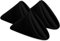 Utopia Home Schwarze Stoffservietten (12 Stück, 50,8 x 50,8 cm), ideal für Partys, Hochzeiten und Mittagessen/Abendessen