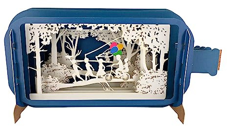 Message in a Bottle Greeting Cards - Kids with Balloons MIB170
